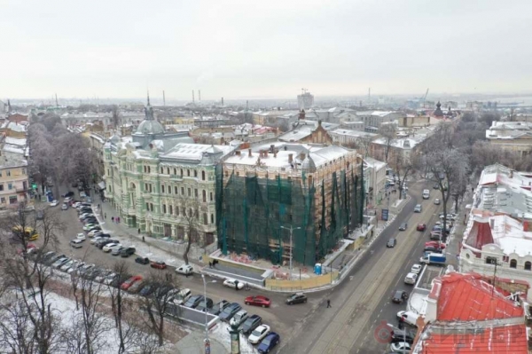 У дома Либмана — новая крыша 