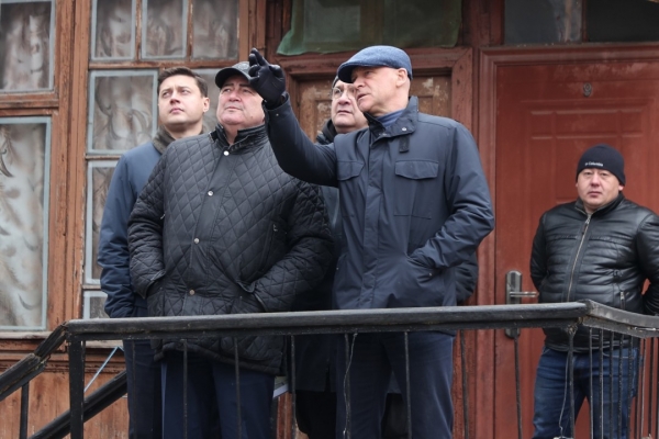Труханов проверил, как ремонтируют будущий музей Жванецкого 