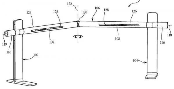 Apple запатентовала стойку для двух мониторов Pro Display XDR