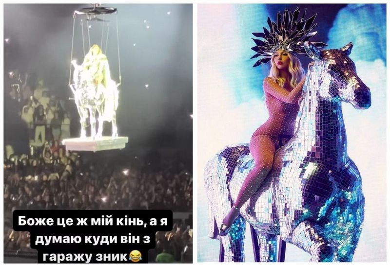 «А я думала, куди зник мій кінь»: Оля Полякова побачила «запозичення» в шоу Бейонсе