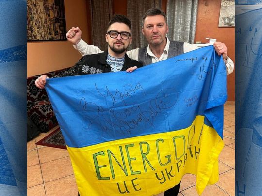 &laquo;Прапор від Залужного, рукавички Усика&raquo;: Юлік та&nbsp;Заліско їдуть у&nbsp;тур Іспанією