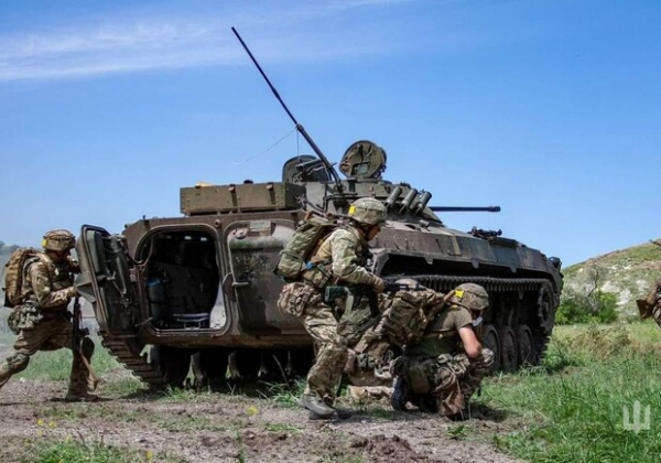 Карта боевых действий в Украине 5 июля