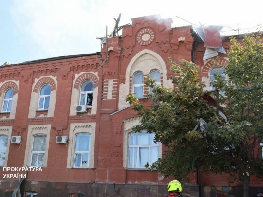 Опубліковано моторошне відео влучання дрона в&nbsp;харківський університет