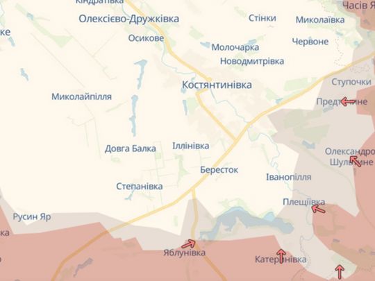 Війська рф&nbsp;прорвалися в&nbsp;Костянтинівку під прикриттям дронів